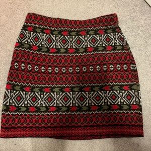 Urban Outfitters Multi Knit Skirt Sz M